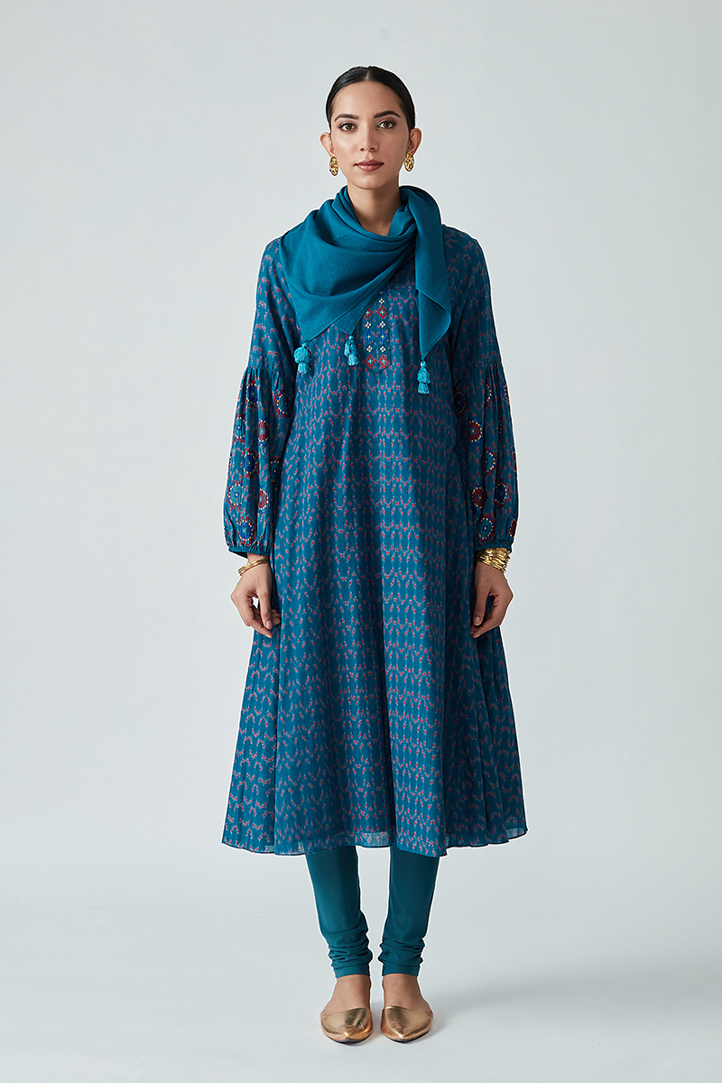 Jamara handloom Ikat kurta dress